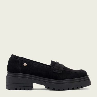 The Lug Loafer in Black