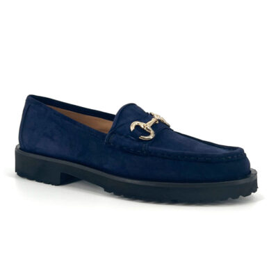 The Classic Bit Lug Loafer in Navy