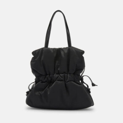 The Nylon Cinch Crossbody in Black