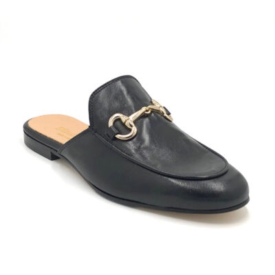 Bitmule – The Loafer Mule with Bit in Black