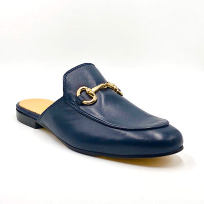 Bitmule – The Loafer Mule with Bit in Navy