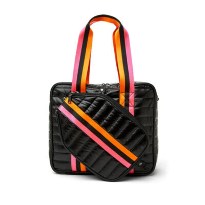 The Pickleball Tote in Pearl Black